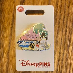 Disney Tropical Castaway Cay Pin with Mickey
